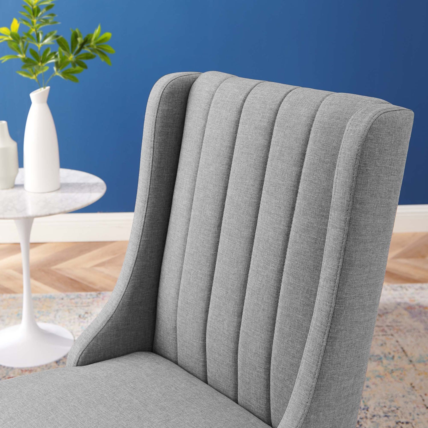 Renew Parsons Fabric Dining Side Chairs - Set of 2 by Modway