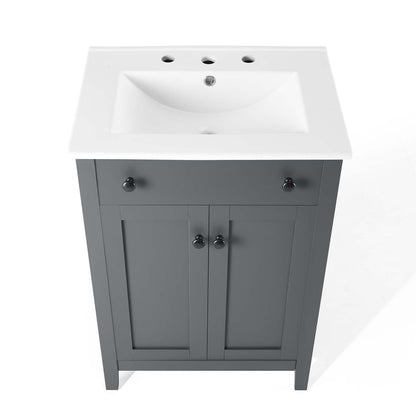 Nantucket Bathroom Vanity Basin Included by Modway