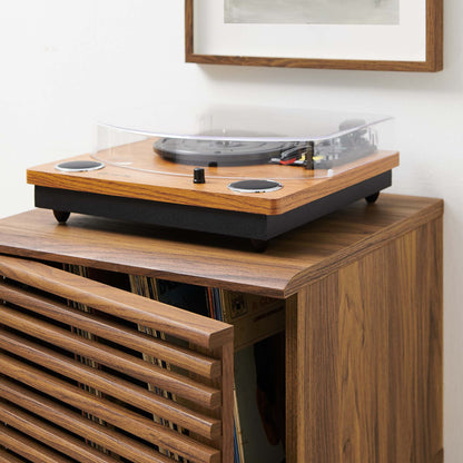 Render Vinyl Record Display Stand by Modway