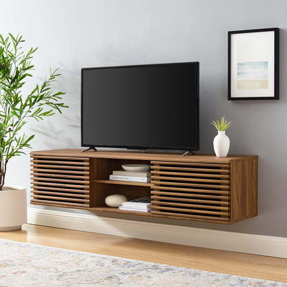 Render 60&quot; Wall-Mount Media Console TV Stand by Modway