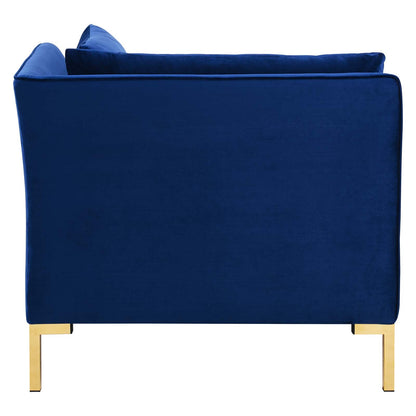 Ardent Performance Velvet Loveseat By HouseBean