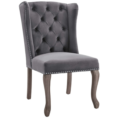 Apprise Side Chair Performance Velvet Set of 2 by Modway