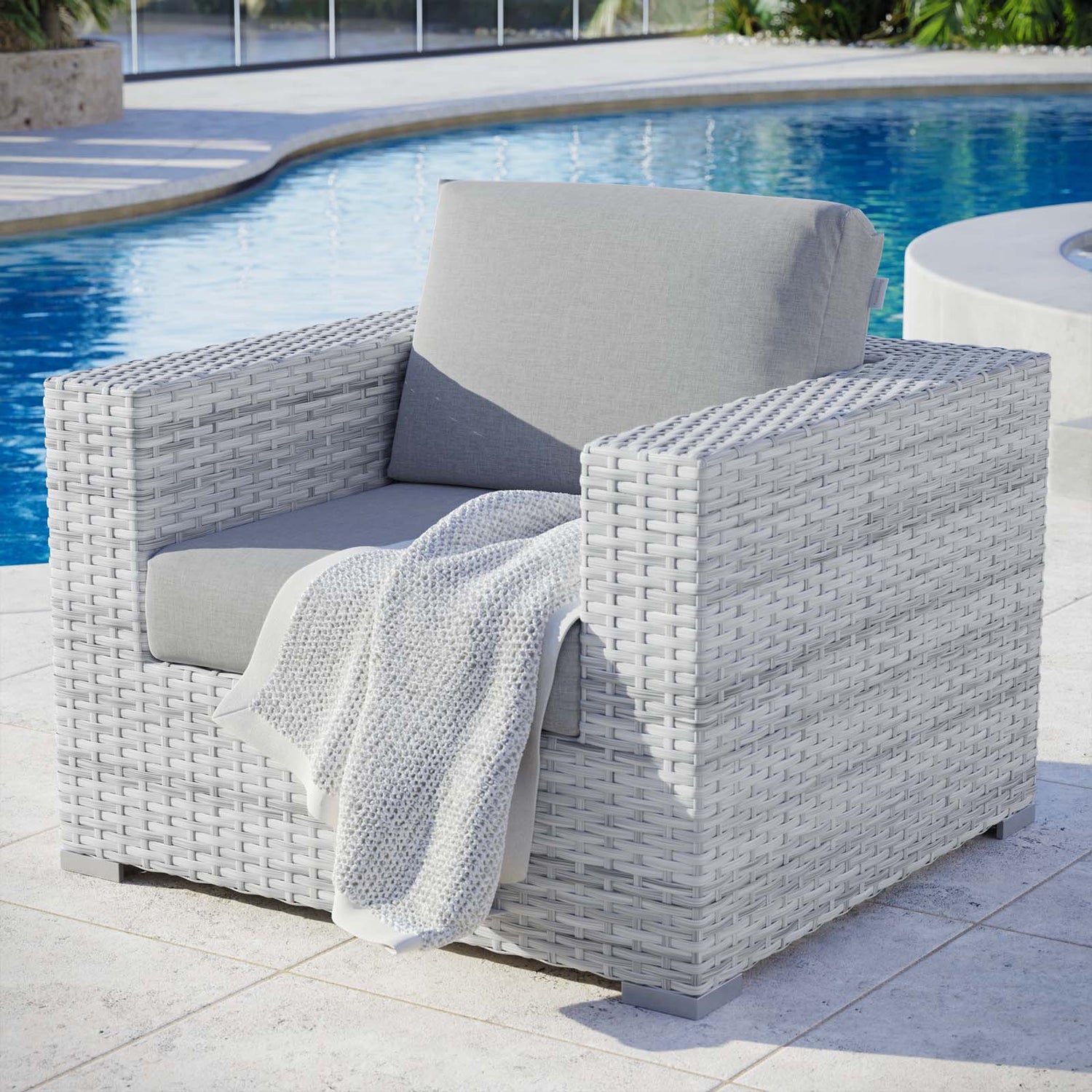 Convene Outdoor Patio Armchair By HouseBean