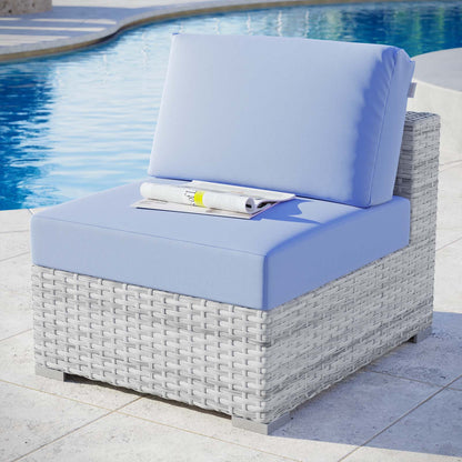 Convene Outdoor Patio Armless Chair By HouseBean