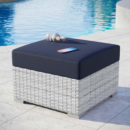 Convene Outdoor Patio Ottoman By HouseBean