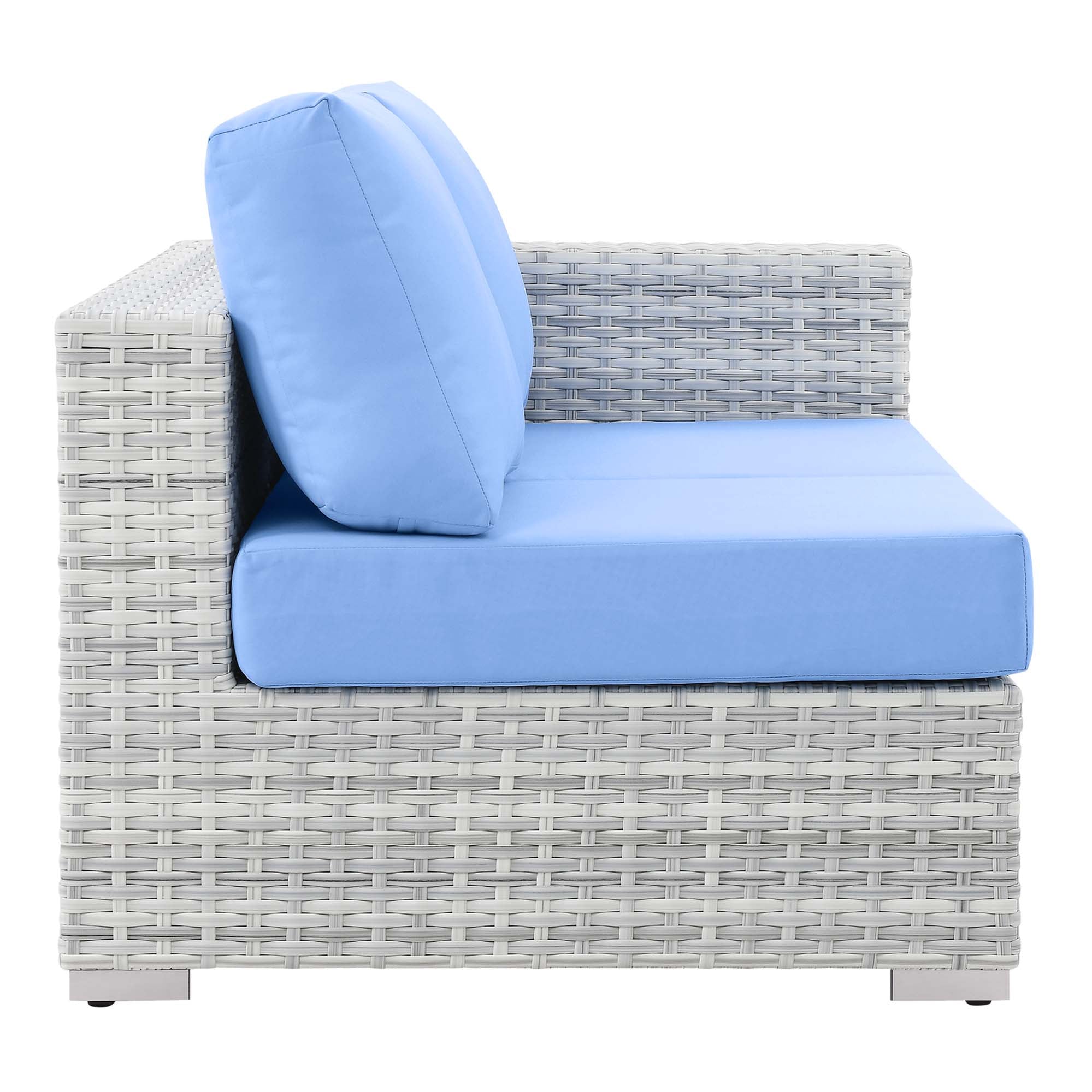 Convene Outdoor Patio Left-Arm Loveseat by Modway