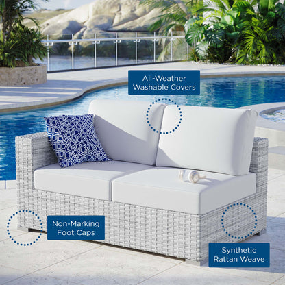 Convene Outdoor Patio Left-Arm Loveseat by Modway