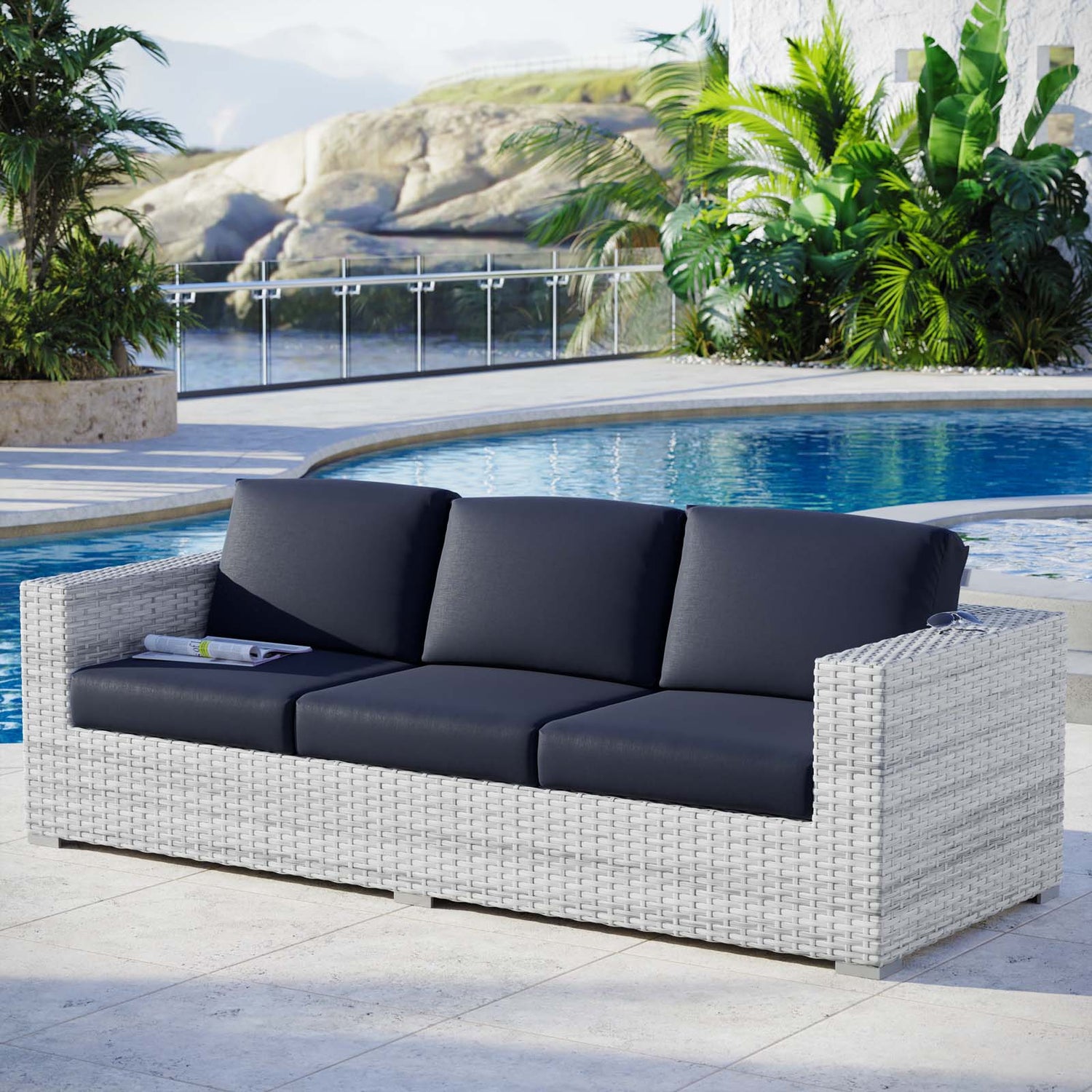 Convene Outdoor Patio Sofa By HouseBean