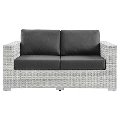 Convene Outdoor Patio Loveseat By HouseBean