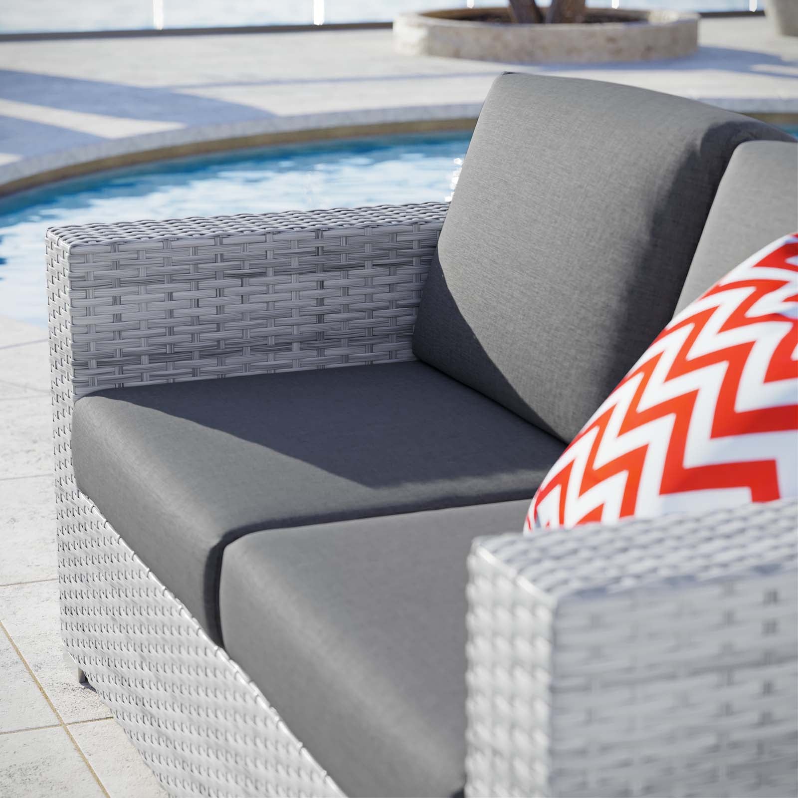 Convene Outdoor Patio Loveseat By HouseBean