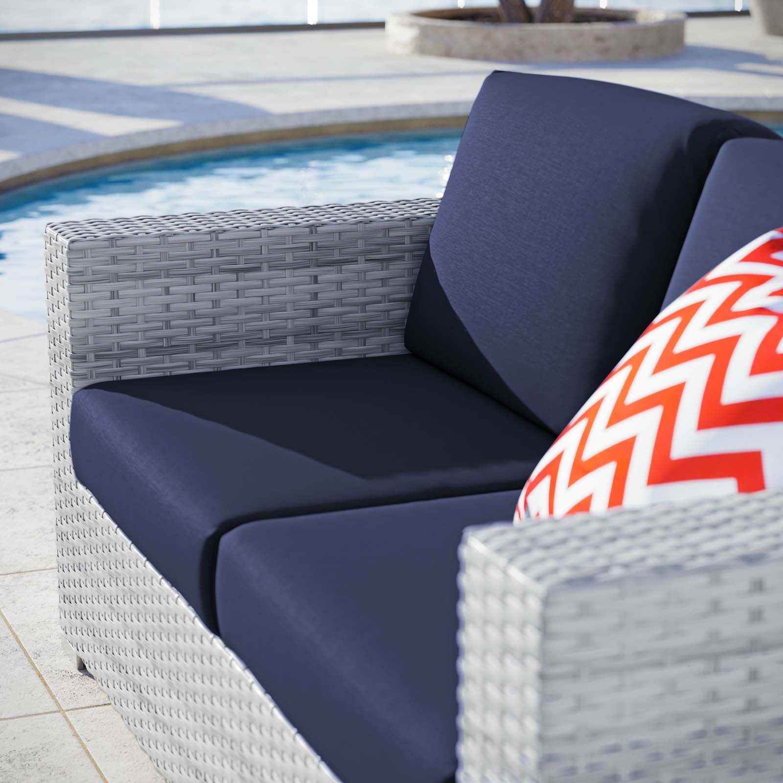 Convene Outdoor Patio Loveseat By HouseBean