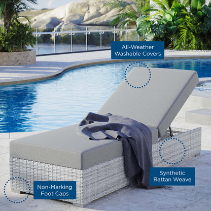 Convene Outdoor Patio Chaise by Modway