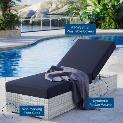 Convene Outdoor Patio Chaise by Modway