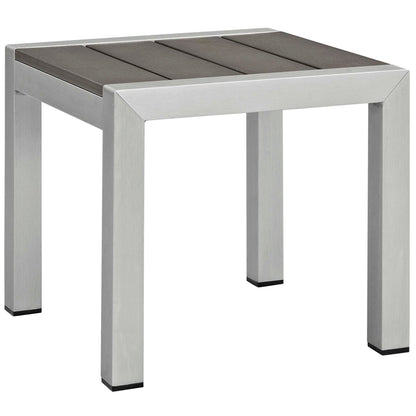 Shore Sunbrella¬Æ Fabric Outdoor Patio Aluminum 3 Piece Set by Modway
