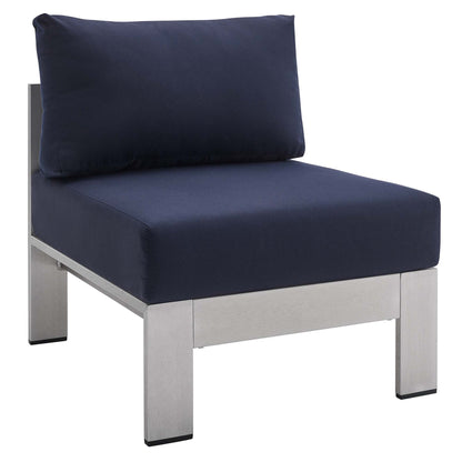 Shore Sunbrella¬Æ Fabric Outdoor Patio Aluminum 3 Piece Set by Modway