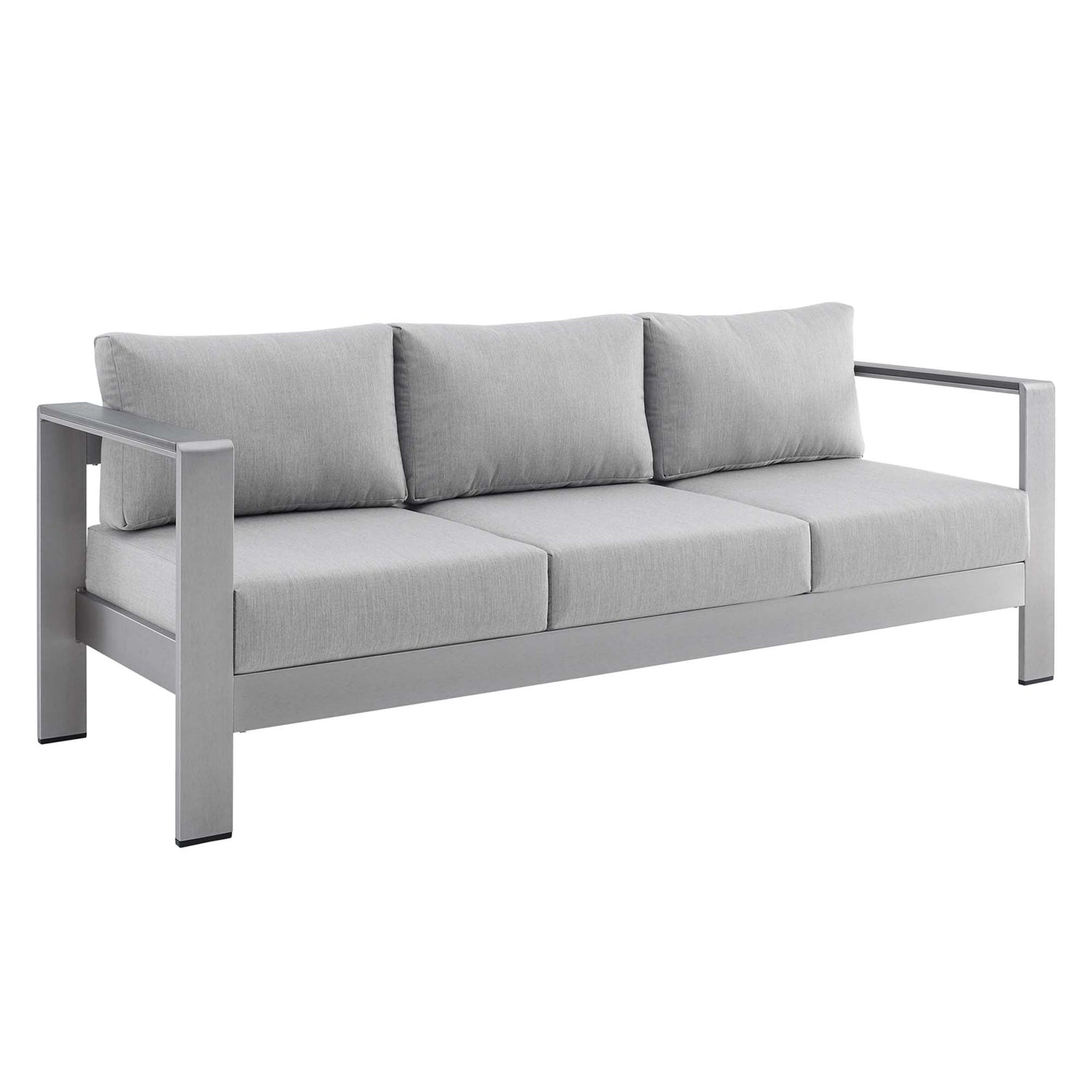 Shore Sunbrella¬Æ Fabric Outdoor Patio Aluminum 3 Piece Set by Modway