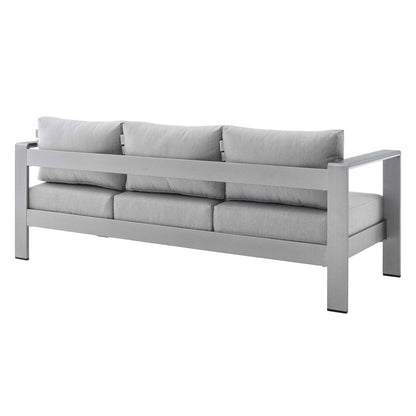 Shore Sunbrella¬Æ Fabric Outdoor Patio Aluminum 3 Piece Set by Modway
