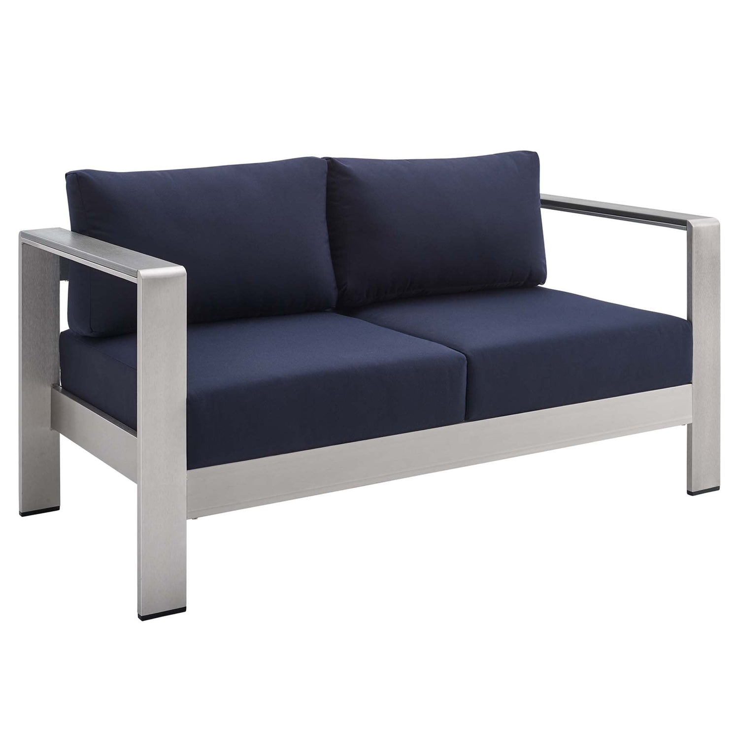 Shore Sunbrella¬Æ Fabric Outdoor Patio Aluminum 3 Piece Set by Modway