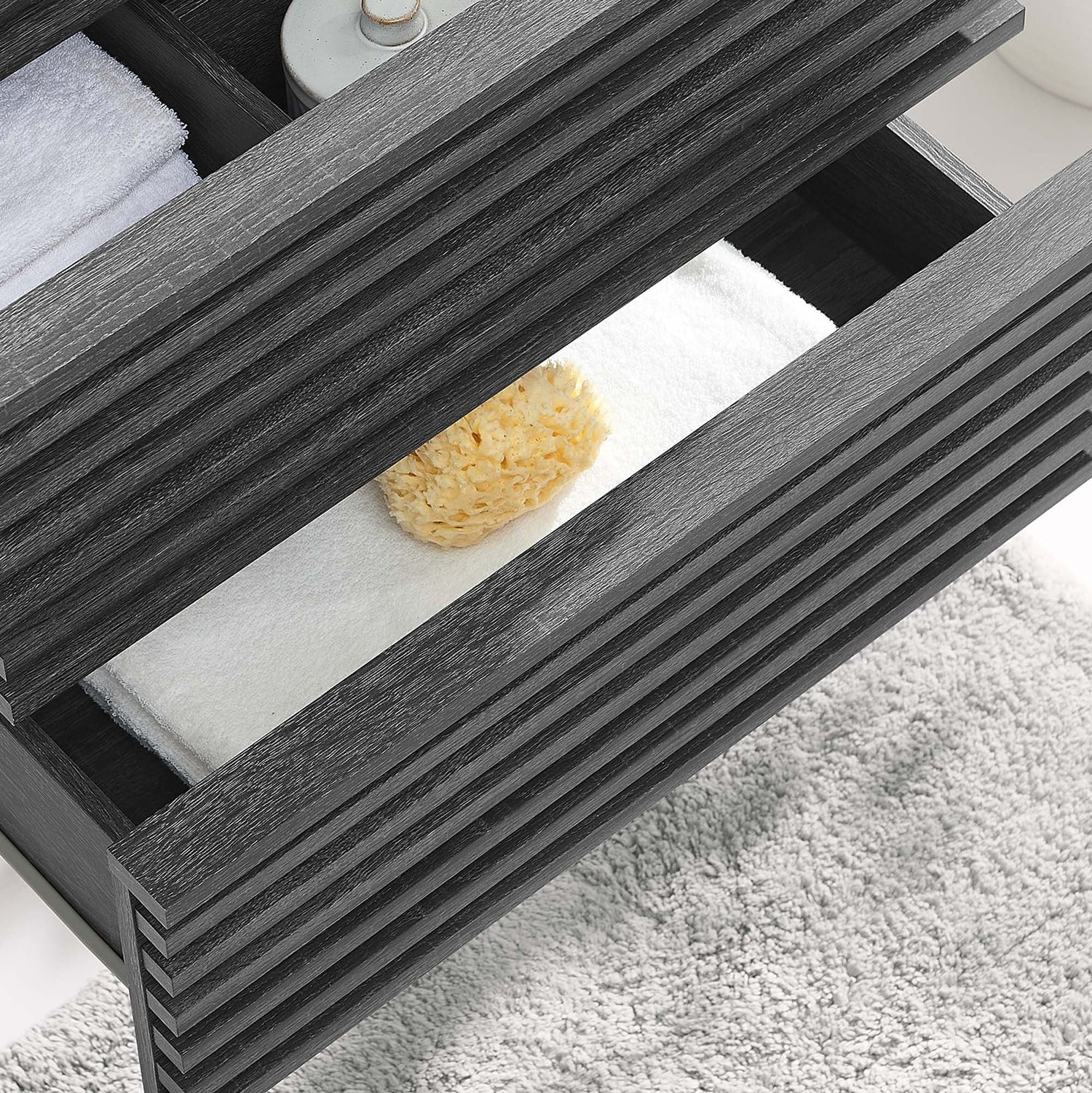 Render Wall-Mount Bathroom Cabinet Basin Not Included by Modway
