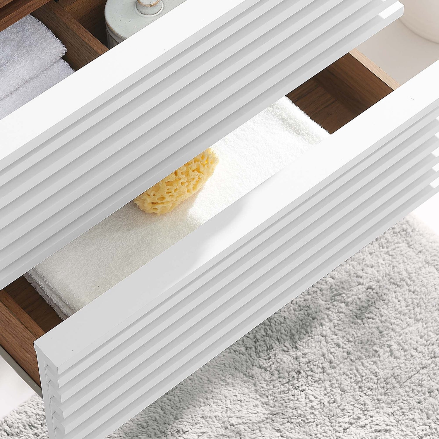 Render Wall-Mount Bathroom Cabinet Basin Not Included by Modway
