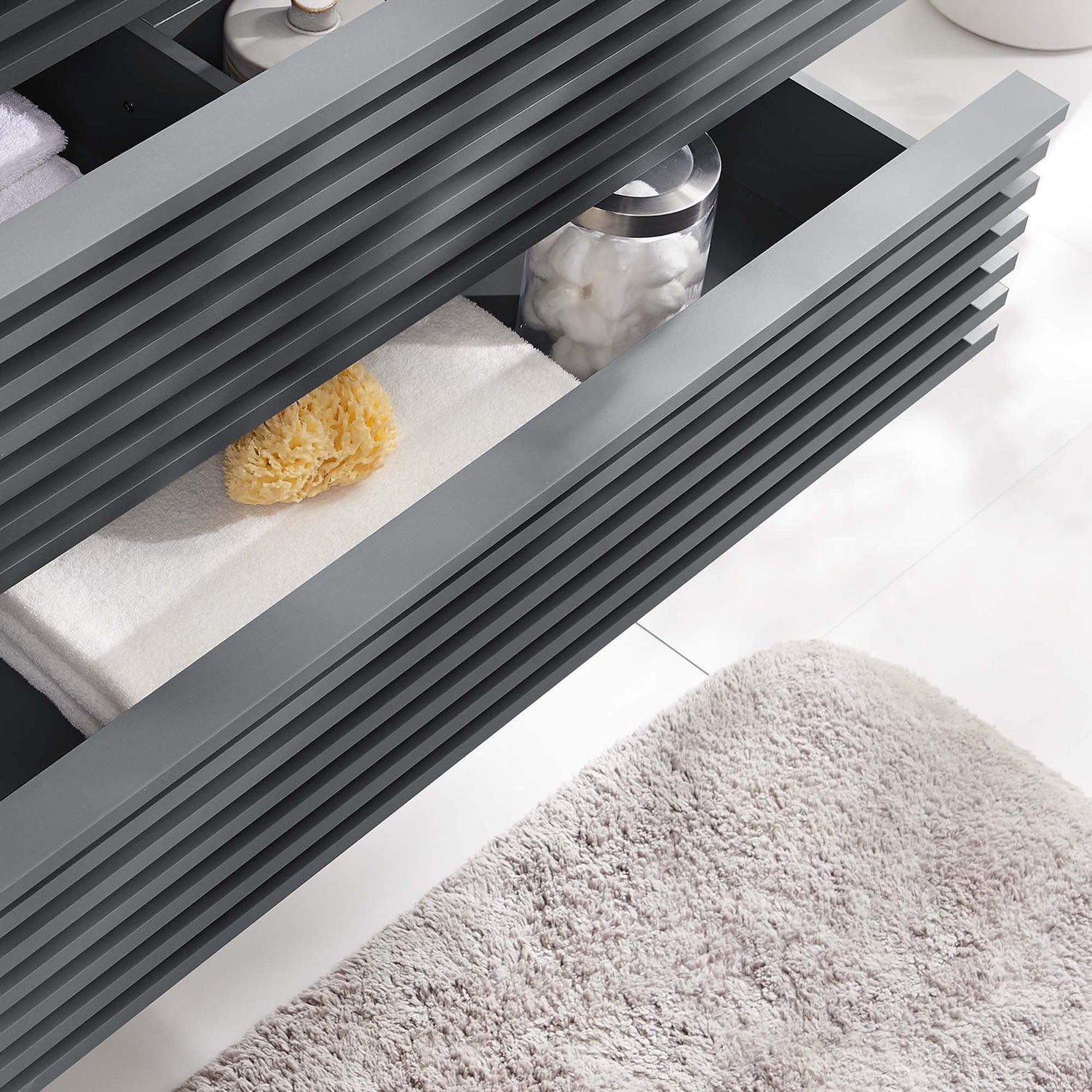 Render Wall-Mount Bathroom Cabinet Basin Not Included by Modway