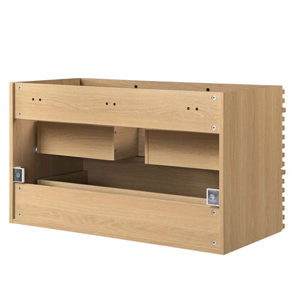 Render Wall-Mount Bathroom Cabinet Basin Not Included by Modway