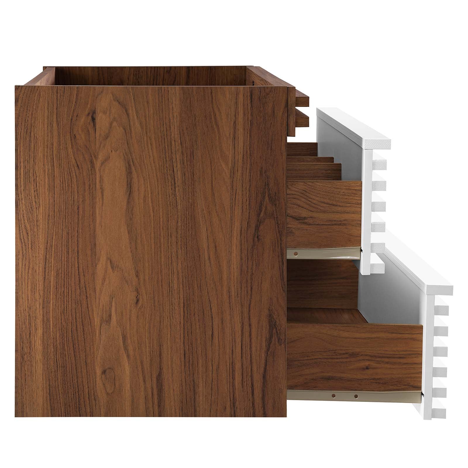 Render 36&quot; Wall-Mount Bathroom Vanity Cabinet (Sink Basin Not Included) By HouseBean