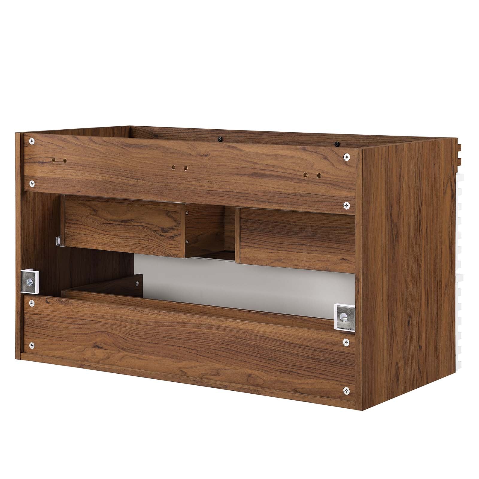 Render 36&quot; Wall-Mount Bathroom Vanity Cabinet (Sink Basin Not Included) By HouseBean