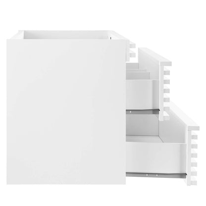 Render 36&quot; Wall-Mount Bathroom Vanity Cabinet (Sink Basin Not Included) By HouseBean