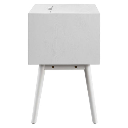 Ember Wood Nightstand With USB Ports by Modway