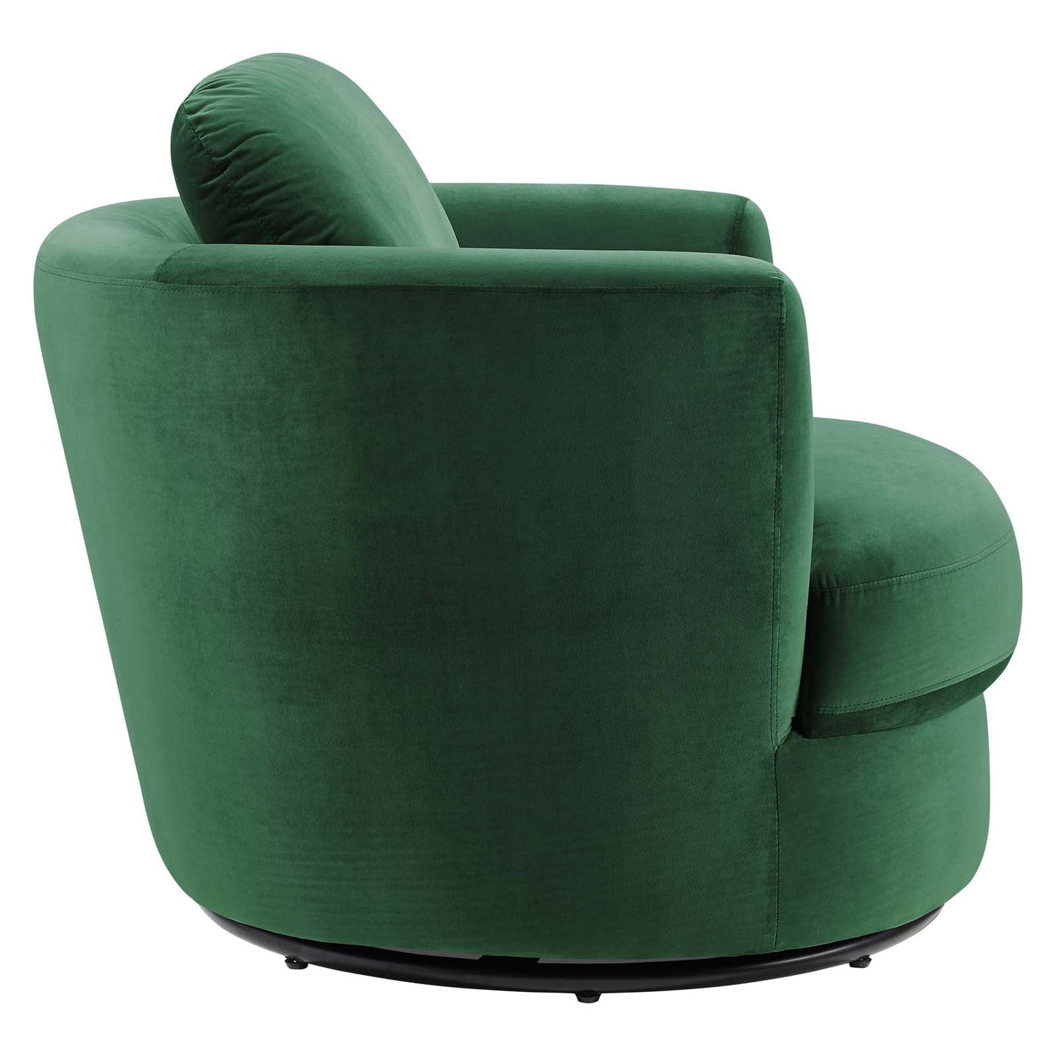 Pirouette Performance Velvet Swivel Armchair By HouseBean