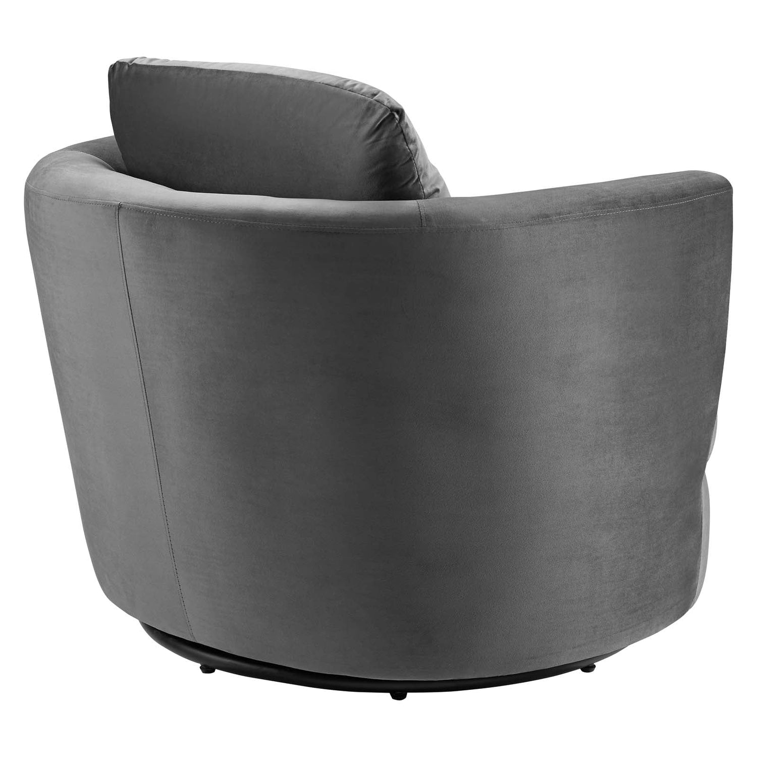 Pirouette Performance Velvet Swivel Armchair By HouseBean