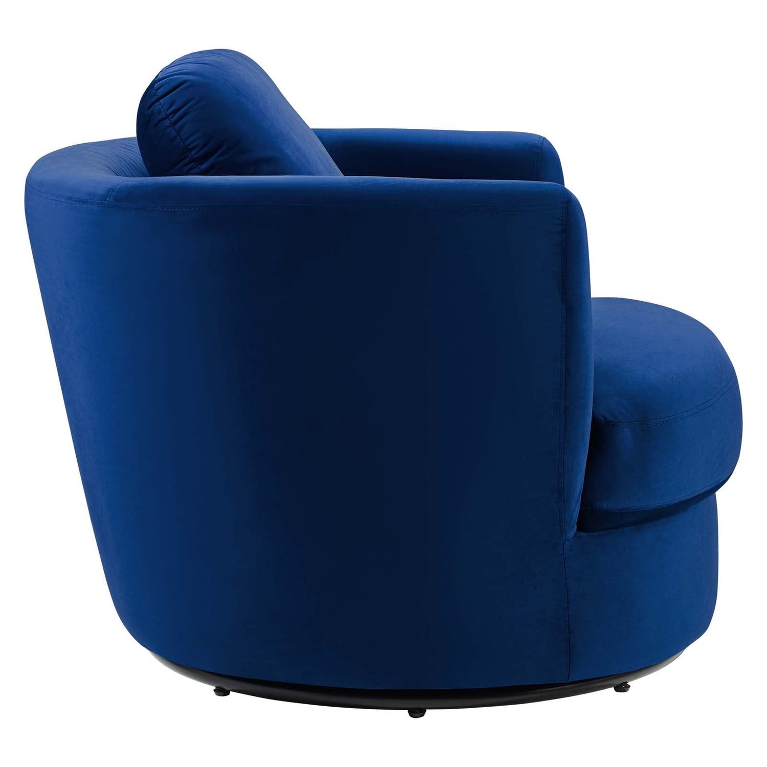 Pirouette Performance Velvet Swivel Armchair By HouseBean