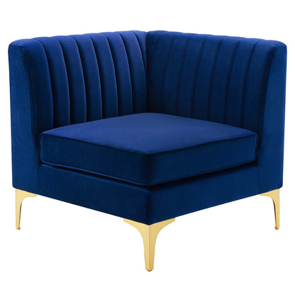 Triumph Channel Tufted Performance Velvet Loveseat by Modway