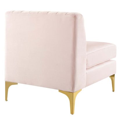 Triumph Channel Tufted Performance Velvet 	3-Seater Sofa by Modway