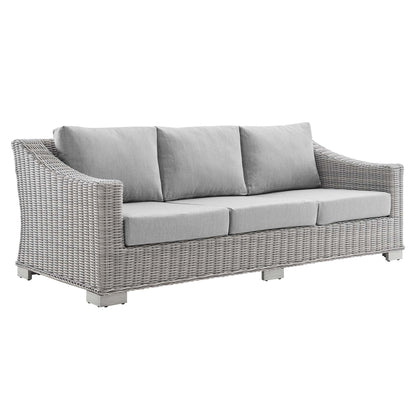 Conway Sunbrella¬Æ Outdoor Patio Wicker Rattan 4-Piece Furniture Set by Modway