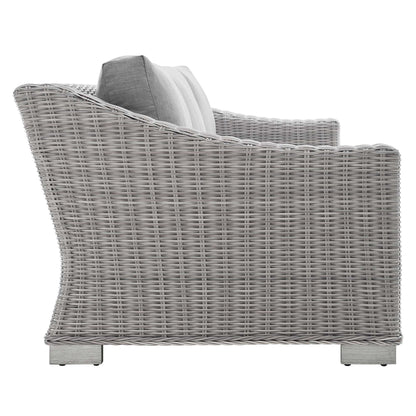 Conway Sunbrella¬Æ Outdoor Patio Wicker Rattan 4-Piece Furniture Set by Modway
