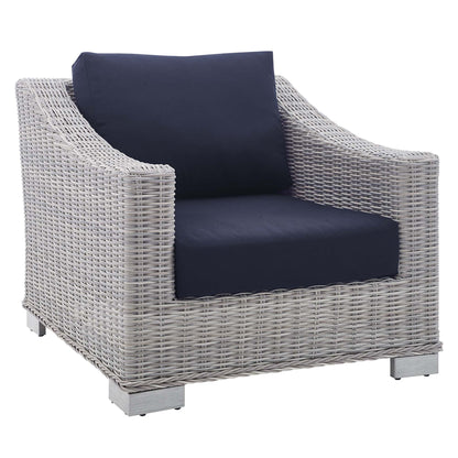 Conway Sunbrella¬Æ Outdoor Patio Wicker Rattan 4-Piece Furniture Set by Modway