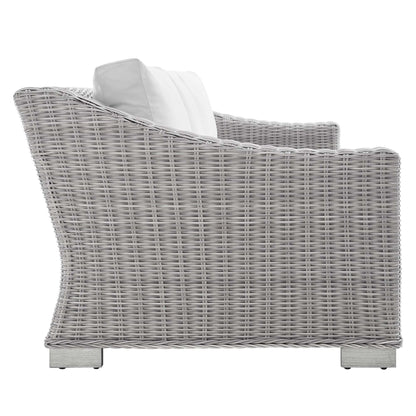 Conway Sunbrella¬Æ Outdoor Patio Wicker Rattan 4-Piece Furniture Set by Modway
