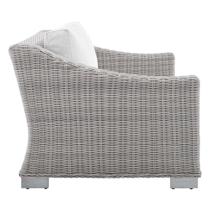 Conway Sunbrella¬Æ Outdoor Patio Wicker Rattan 4-Piece Furniture Set by Modway