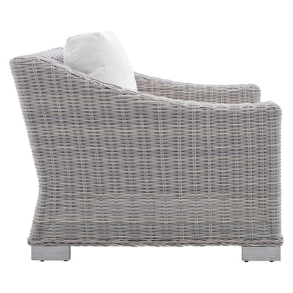 Conway Sunbrella¬Æ Outdoor Patio Wicker Rattan 4-Piece Furniture Set by Modway
