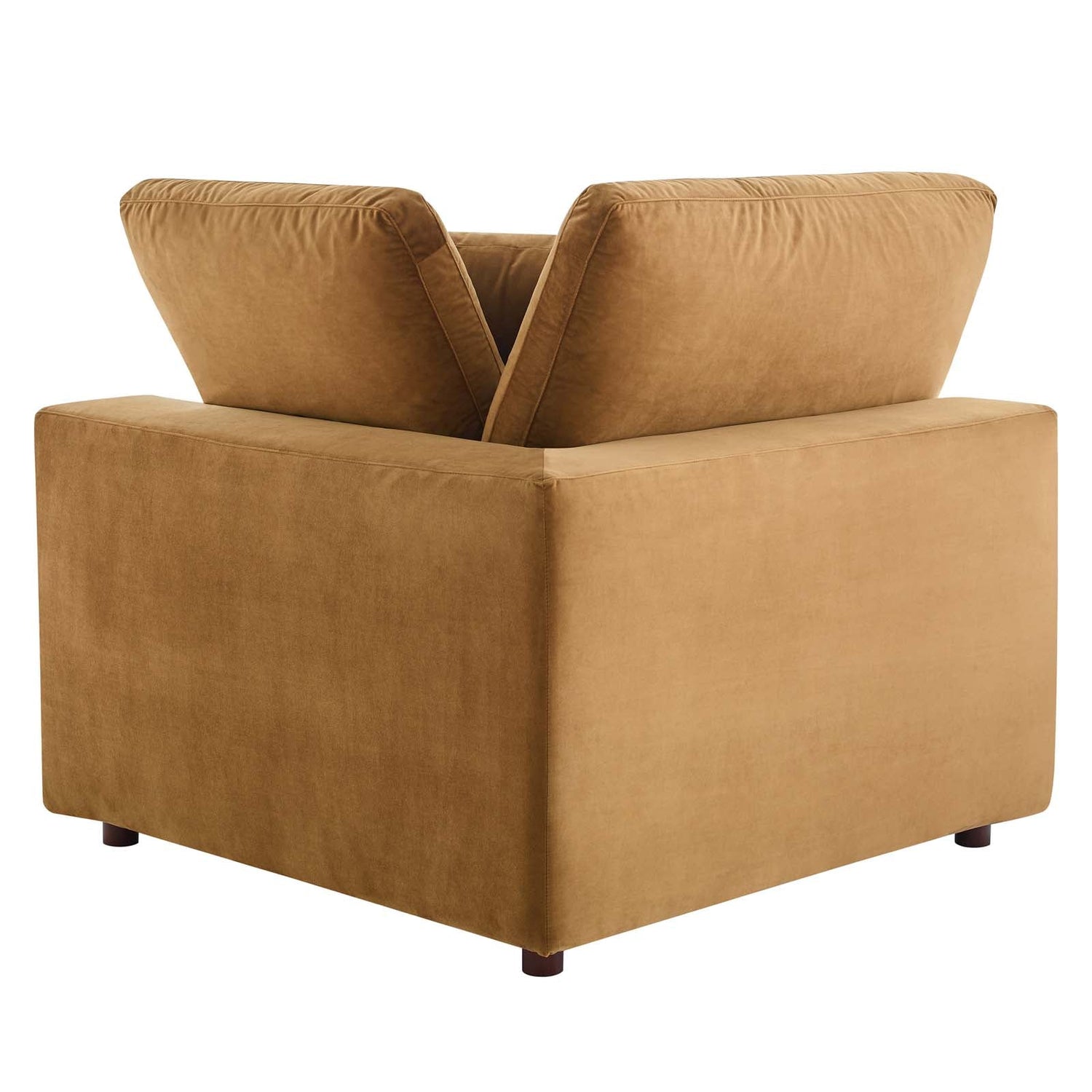 Commix Down Filled Overstuffed Performance Velvet Corner Chair By HouseBean