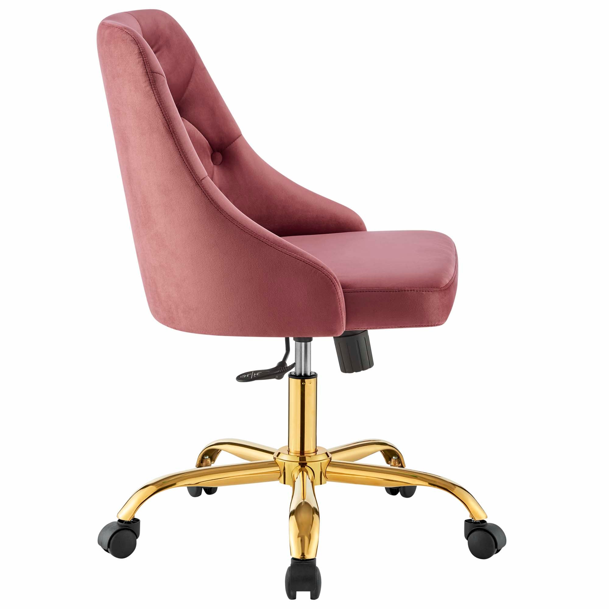 Distinct Tufted Swivel Performance Velvet Office Chair by Modway