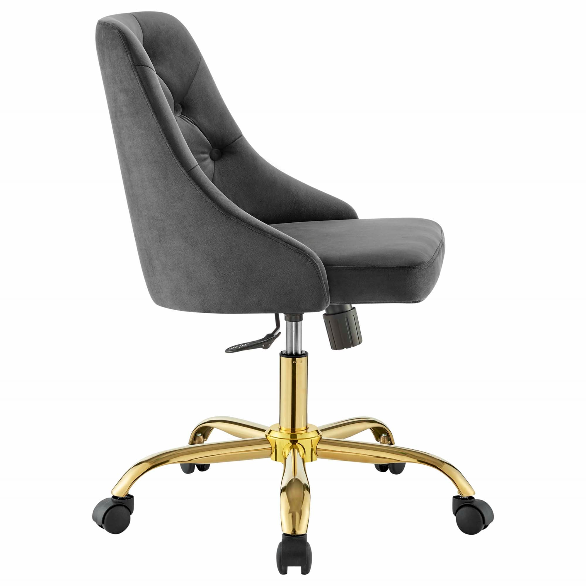 Distinct Tufted Swivel Performance Velvet Office Chair by Modway