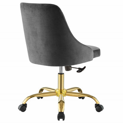 Distinct Tufted Swivel Performance Velvet Office Chair by Modway