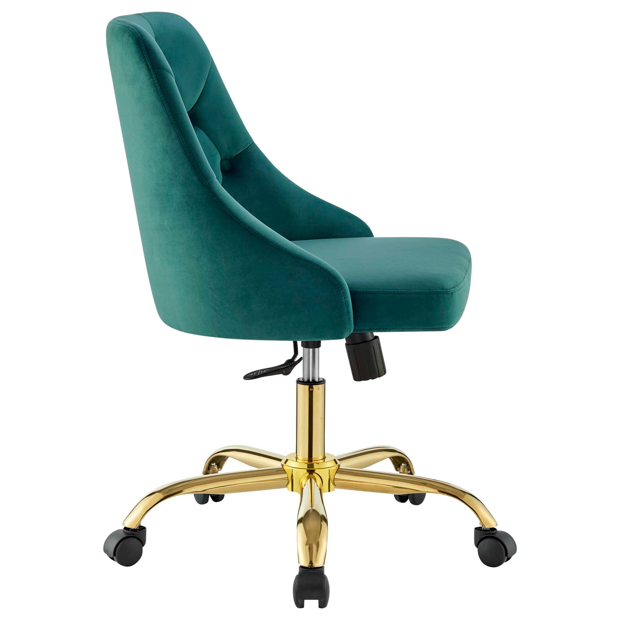 Distinct Tufted Swivel Performance Velvet Office Chair by Modway