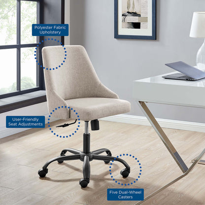 Designate Swivel Upholstered Office Chair by Modway