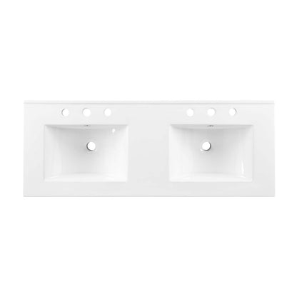 Cayman 48&quot; Double Basin Bathroom Sink By HouseBean