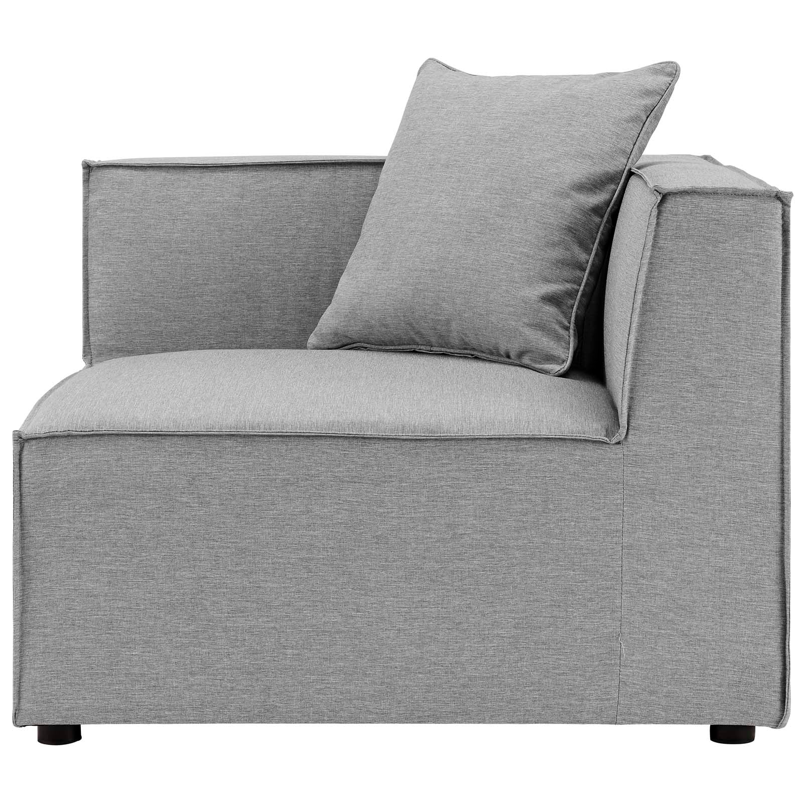 Saybrook Outdoor Patio Upholstered 2-Piece Sectional Sofa Loveseat By HouseBean