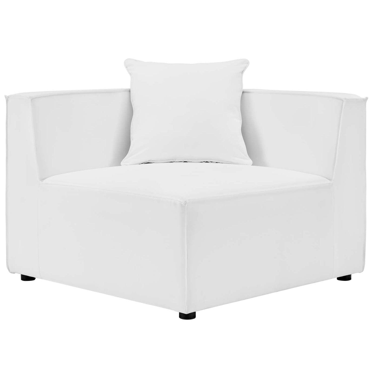 Saybrook Outdoor Patio Upholstered 2-Piece Sectional Sofa Loveseat By HouseBean